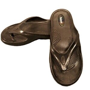 OKABASHI Unisex SURF FLIP FLOPS SANDALS SIZE M Women Sz 6.5- 7.5 Mens Sz 4.5-5.5